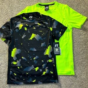 Bundle of boys Russell athletic shirts